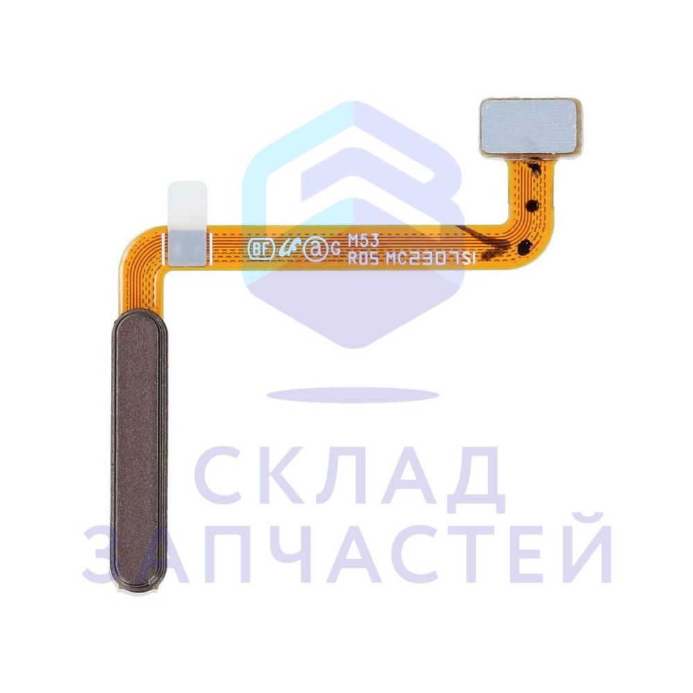 Датчик отпечатка пальца на шлейфе, braun для Samsung Galaxy M53 5G SM-M536B