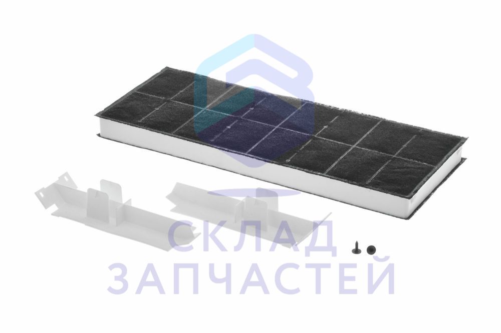 Изображение товара 00352953 Bosch оригинал, угольный фильтр для вытяжки (с пластиковой рамкой и креплениями)
