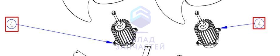 Двигатель для Haier AV10NMMEUA (AA99W0E2900)