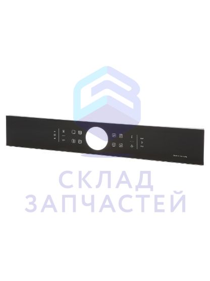11015329 Bosch оригинал, Панель управления стекло, для микроволновой печи, цвет черный пиролиз