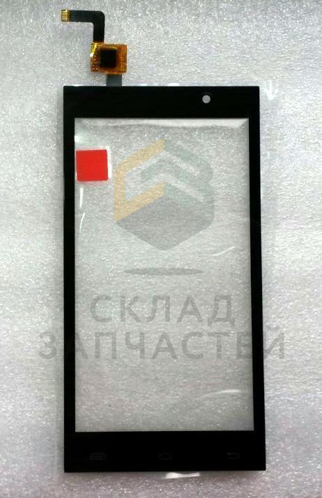 Сенсорное стекло (тачскрин) (Black) для Micromax A104 C Fire