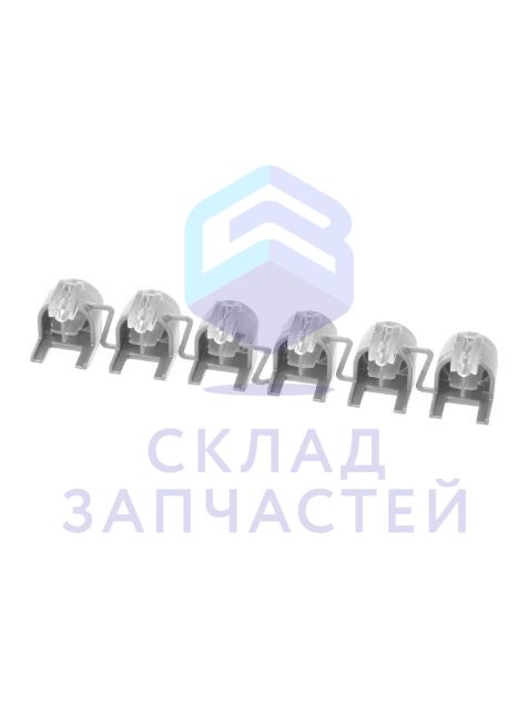 Изображение товара Набор кнопок серебристый металлик, печатные 5 програ ммных кнопок, оригинал Bosch 10000370