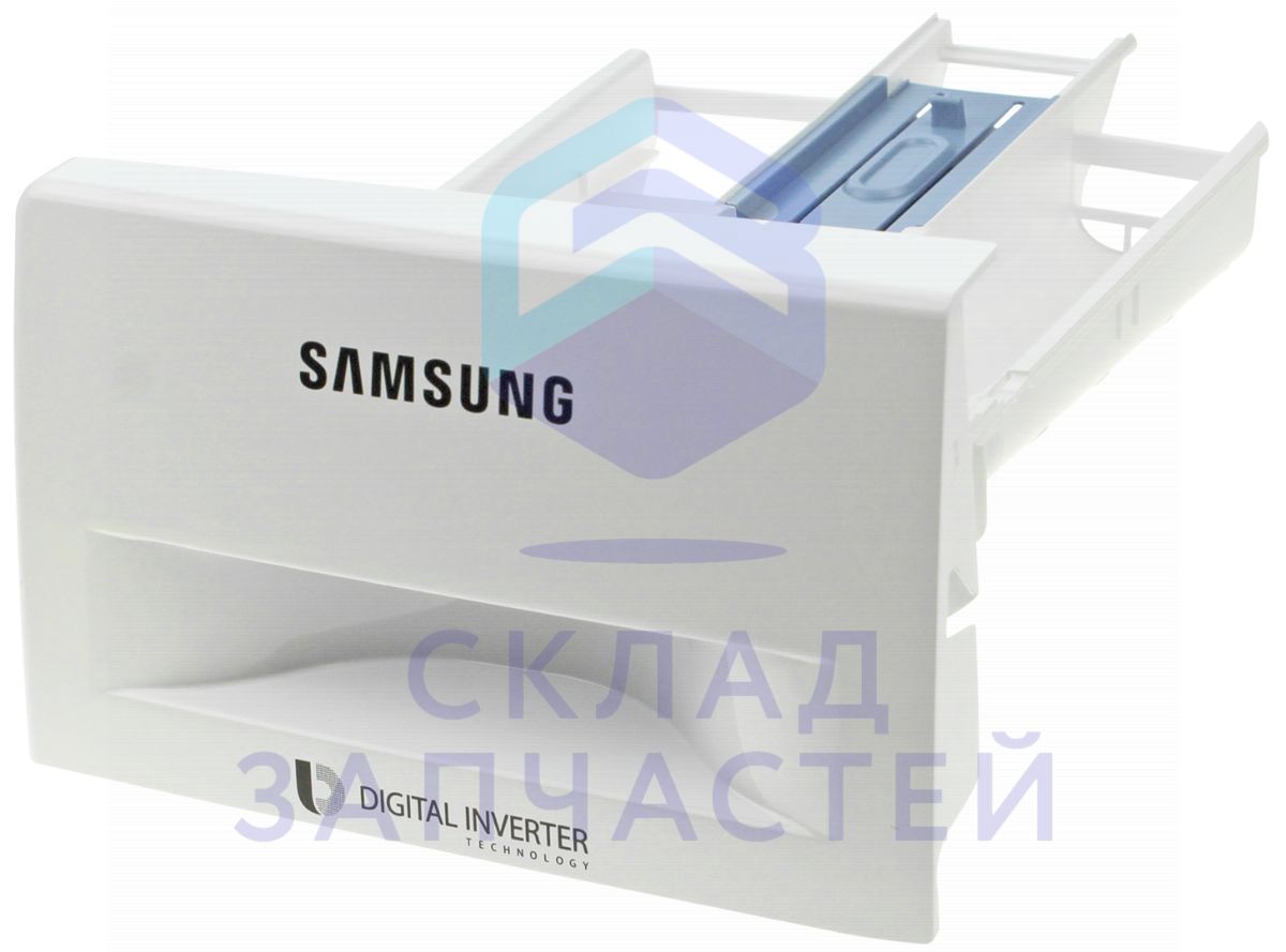 Выдвижной ящик для порошка в сборе для Samsung WF90F5E5U4W/LP