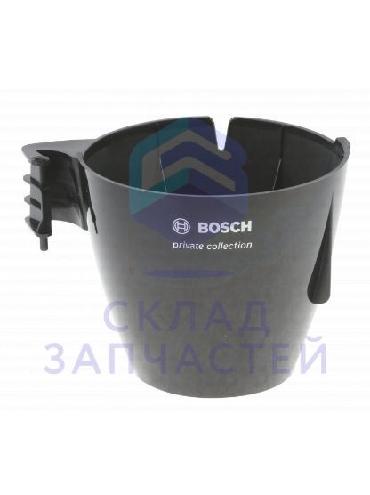 Контейнер для фильтра, цвет черный для Bosch TKA6621V/01