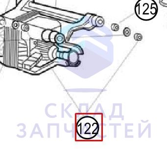 Гайка крепления вентилятора для Haier HW-FS1050TXVEME (CE0HJ0E0100)