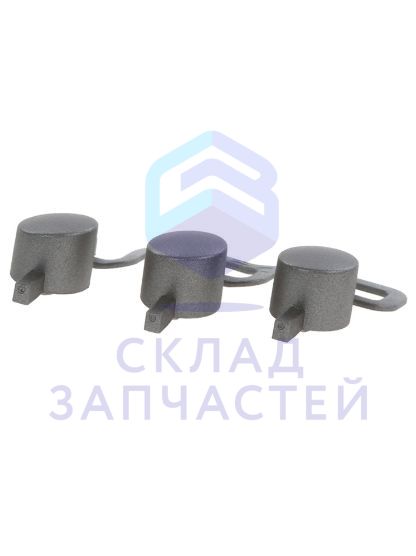 Изображение товара Набор кнопок жемчужный темно-серый, оригинал Bosch 00633086