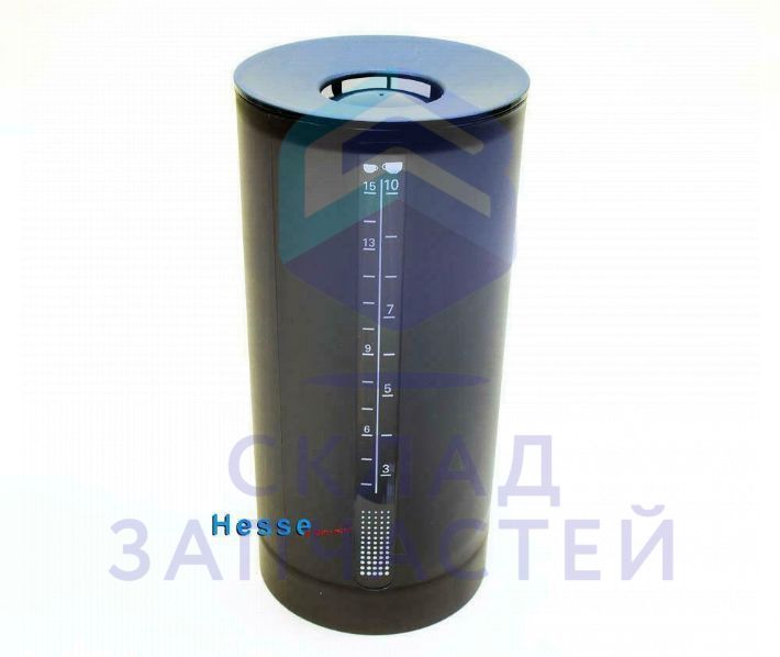 Резервуар для воды на 10 чашек, черный-серый для Bosch TKA6A047/02
