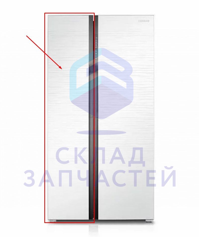 Дверь морозильной камеры в сборе для Samsung RS552NRUA1J