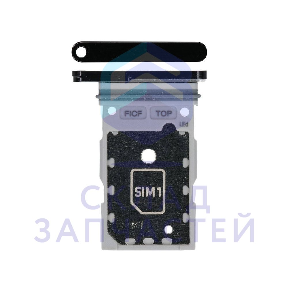 Изображение товара Оригинальный SIM лоток Samsung GH98-47758A черный для Galaxy
