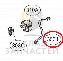 Шлейф, комплект проводов для LG GA-B489YMQZ