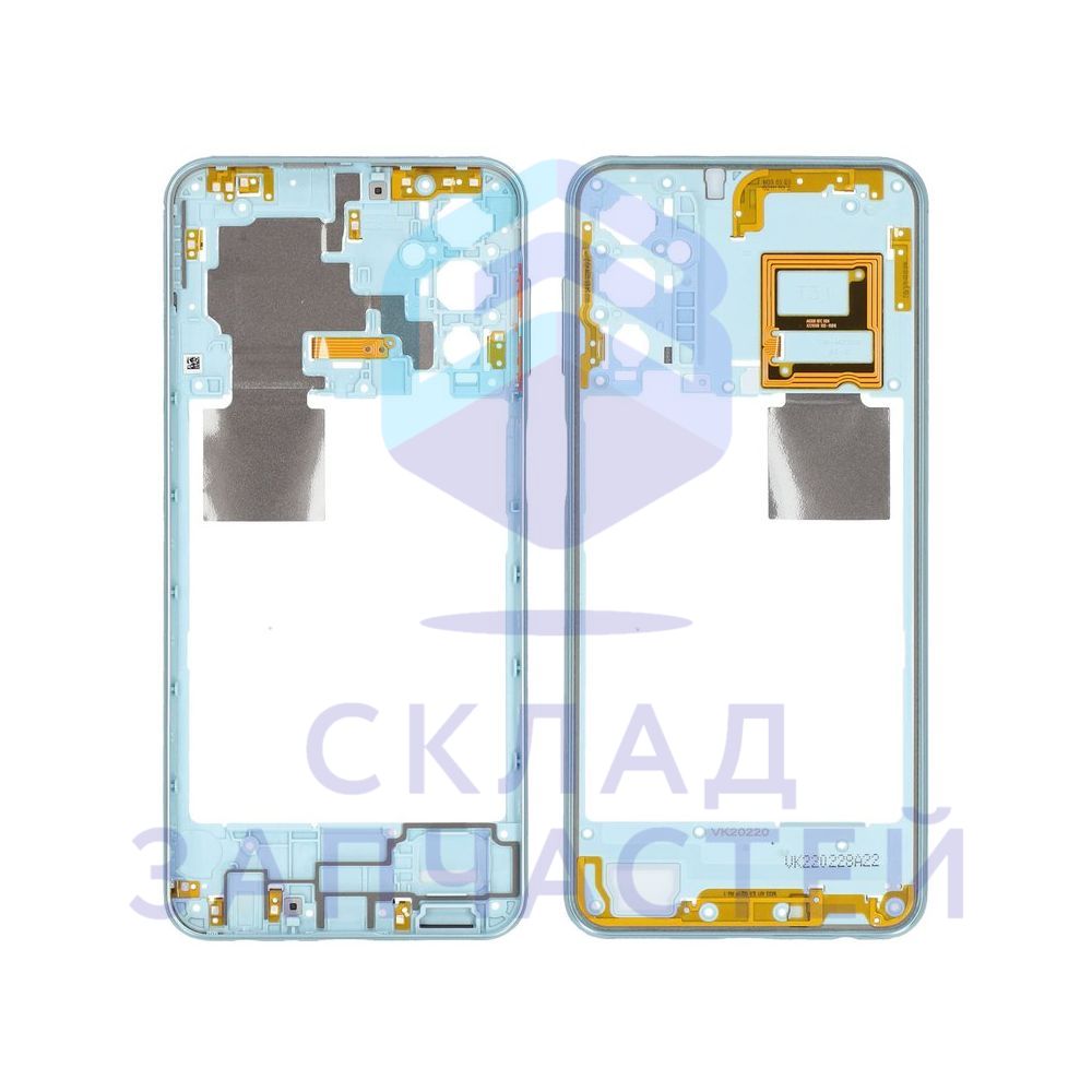 Изображение товара Задняя часть корпуса GH98-47400C Samsung оригинал светло-голубая