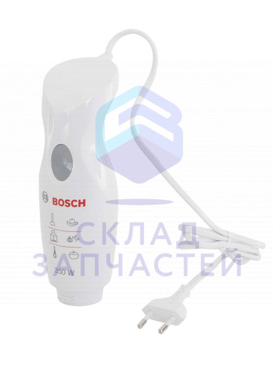 Привод блендера в сборе, белый, 350Вт, для MSM6B.. для Bosch MSM6B500/01