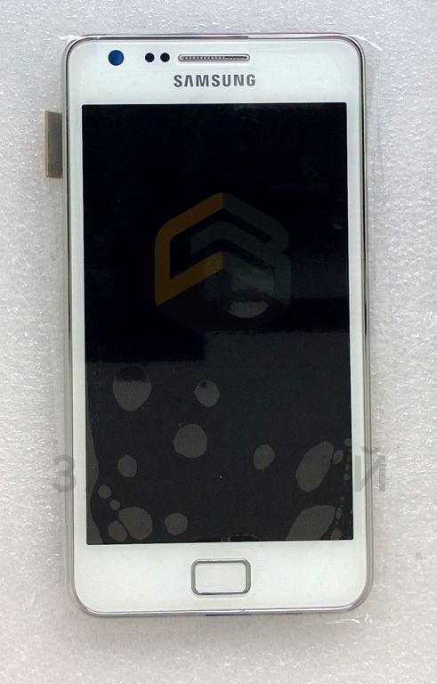 Передняя панель в сборе с сенсорным стеклом (тачскрином) и дисплеем (lcd) (White) для Samsung GT-I9105 GALAXY S2 Plus