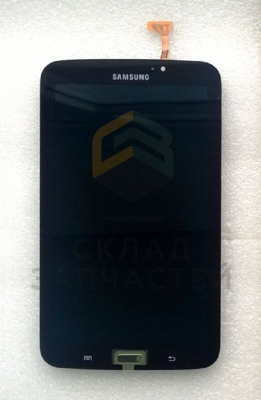 Дисплей (lcd) в сборе с сенсорным стеклом (тачскрином) и передней панелью (Brown) для Samsung SM-T210 GALAXY Tab 3 WiFi