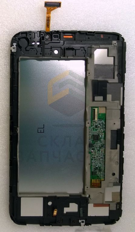 Дисплей (lcd) в сборе с сенсорным стеклом (тачскрином) и передней панелью (Black) для Samsung SM-T210 GALAXY Tab 3 WiFi