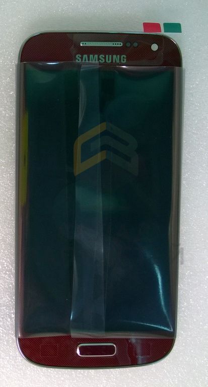 Дисплей (lcd) в сборе с сенсорным стеклом (тачскрином) и передней панелью (Red) для Samsung GT-I9190