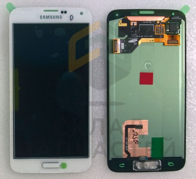 Дисплей (lcd) в сборе с сенсорным стеклом (тачскрином) (White) для Samsung SM-G900H GALAXY S5