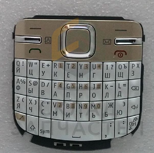 Клавиатура (qwerty) русс./лат. (Gold), оригинал Nokia 9791V16