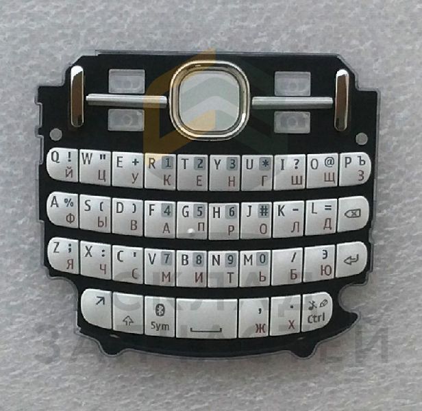 Клавиатура (набора номера) русс./лат (Pearl White) для Nokia ASHA 200