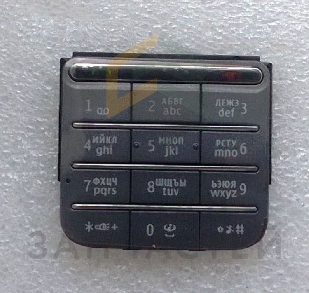 Клавиатура (набора номера) русс./лат. (Warm Grey) для Nokia C3-01.5