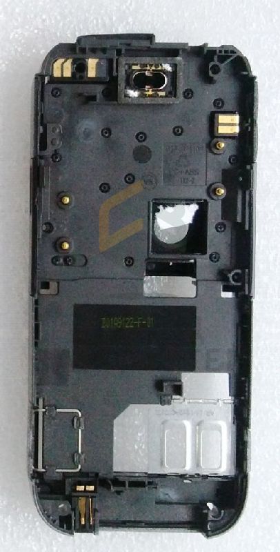Средняя часть корпуса в сборе (Dark Silver) для Nokia 6233