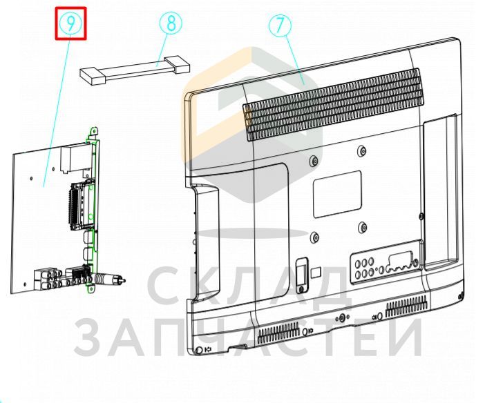 Haier le22m600f схема