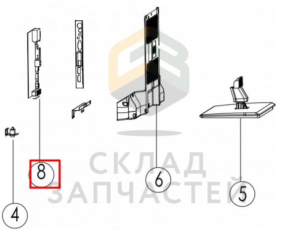 0530016891 Haier оригинал, плата обработки сигнала