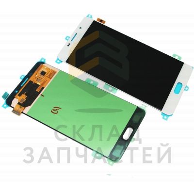 Дисплей (lcd) в сборе с сенсорным стеклом (тачскрином) (White) для Samsung SM-A710F/DS