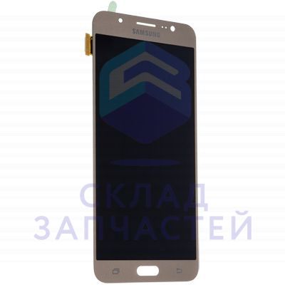 Дисплей (lcd) в сборе с сенсорным стеклом (тачскрином) (GOLD) для Samsung SM-J710FN/DS Galaxy J7 (2016)