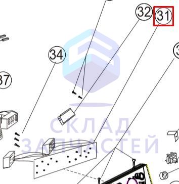 0024000194H Haier оригинал, Электронная плата
