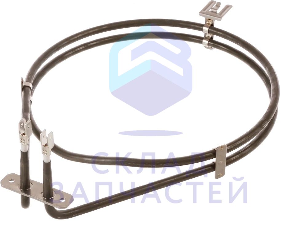 Элемент нагревательный (ТЭН) конвектора 2100W 230V духовки для Siemens HA744520Q/02