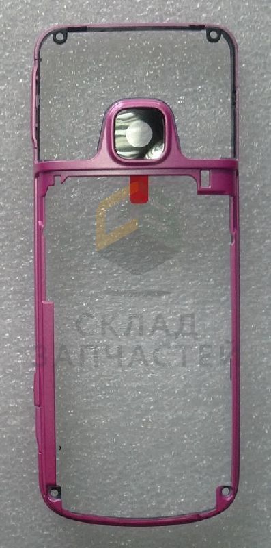 Рама корпуса с защитным стеклом камеры (Pink) для Nokia 6700 Classic