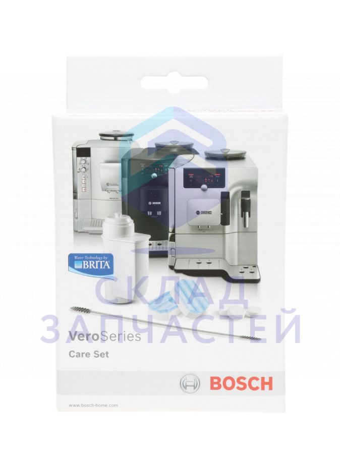 Набор чистящих средств для ухода за кофемашинами Bosch, оригинал Bosch 00576331