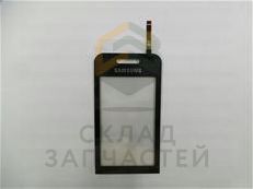 Сенсорное стекло (тачскрин) (Noble Black) для Samsung GT-S5230