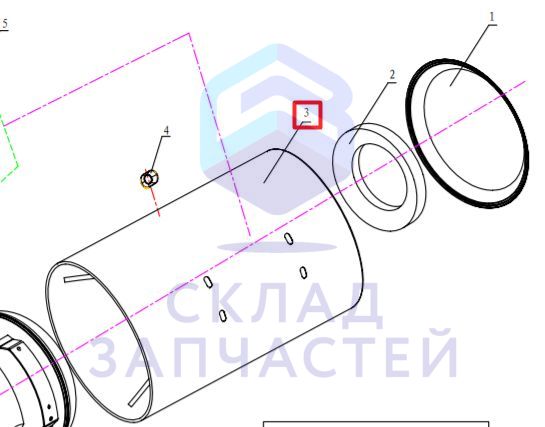 0040101304 Haier оригинал, Корпус