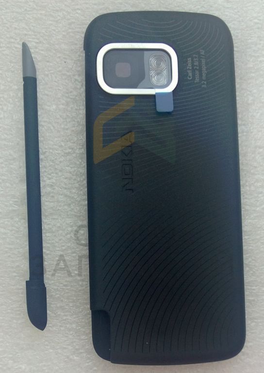 Крышка АКБ в сборе со стилусом (Black) для Nokia 5800