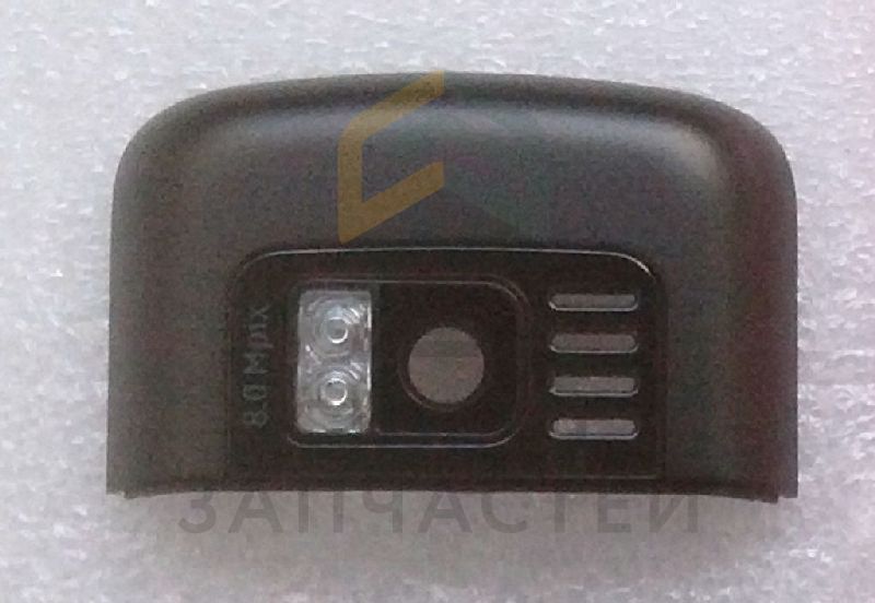 Крышка антенны с защ. стеклом камеры (Black) для Nokia C6-01