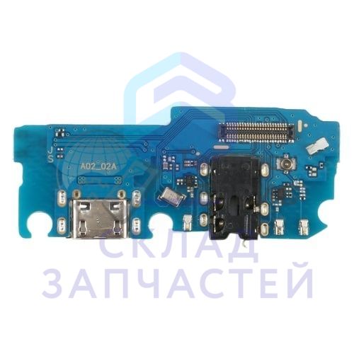 Изображение товара GH59-15450A Samsung оригинал, Разъём MicroUSB в сборе с микрофоном и Аудио разъёмом на подложке