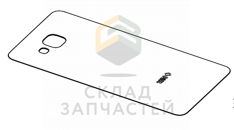 Задняя крышка (Black) для Samsung SM-A710F/DS Galaxy A7 (2016)