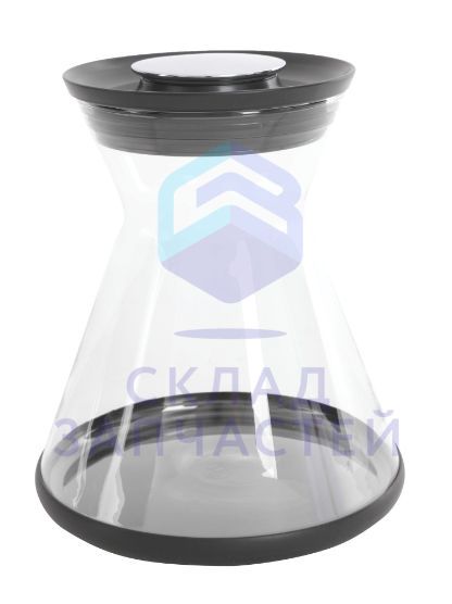 Изображение товара Стеклянная колба, 1л, цвет черный, оригинал Bosch 12009356