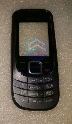 Панель передняя (Black) в сборе с клавиатурой для Nokia 2323 Classic
