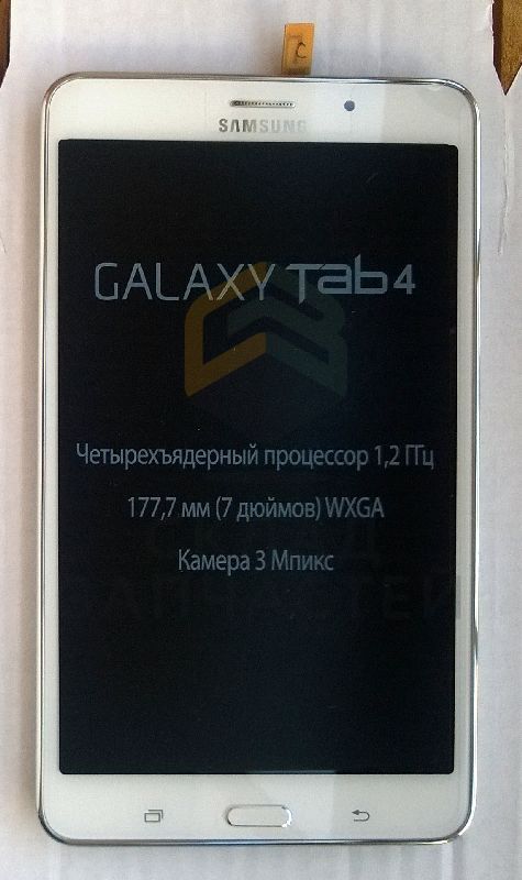 Дисплей в сборе с сенсорным стеклом (тачскрином) и передней панелью (White) для Samsung SM-T231 GALAXY Tab 4 7