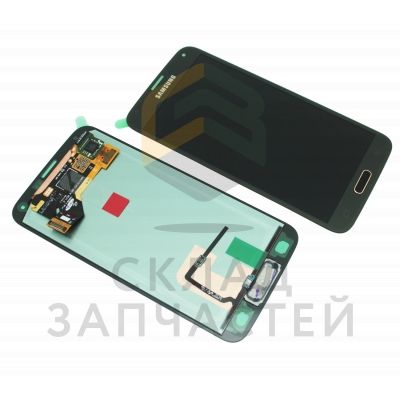 Дисплей (lcd) в сборе с сенсорным стеклом (тачскрином) (GOLD) для Samsung SM-G901 GALAXY S5 LTE-A