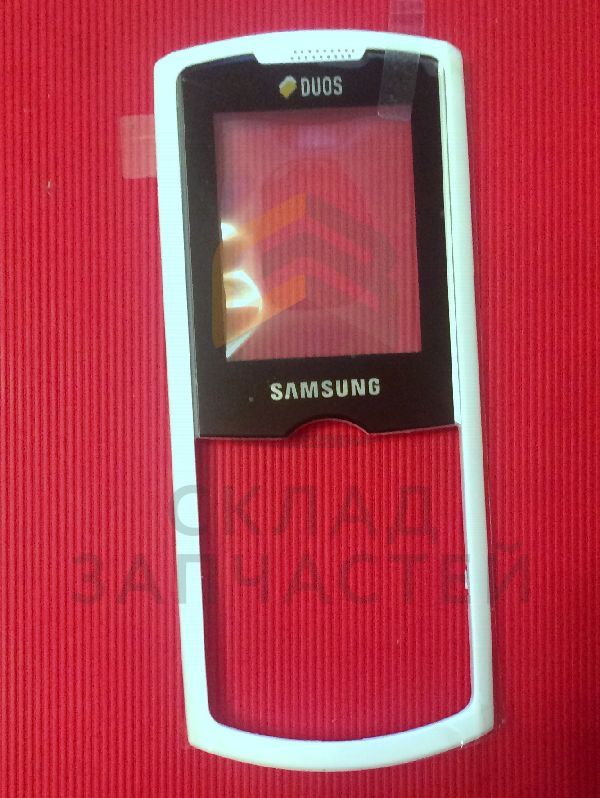 Передняя панель (без стекла) (Ice White) для Samsung GT-E2232