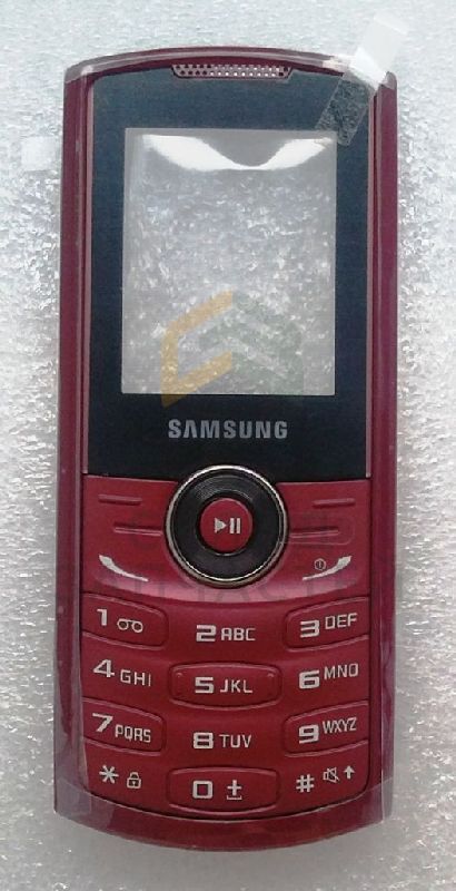 Передняя панель (без стекла) (Wine Red) для Samsung GT-E2232