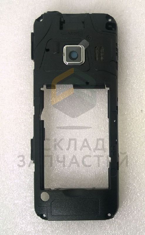 Задняя часть корпуса с кнопками и заглушками (Black) для Samsung GT-C3322