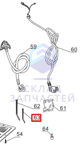 Изображение товара Фиксирующая лента Haier 00330105500 - оригинал, полная совместимость