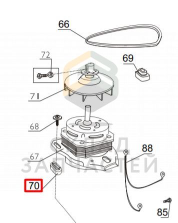 00330206507 Haier оригинал, Амортизатор