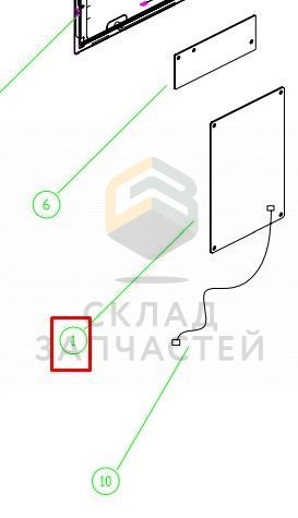 TPWTV9NE1GQN6 Haier оригинал, Блок питания