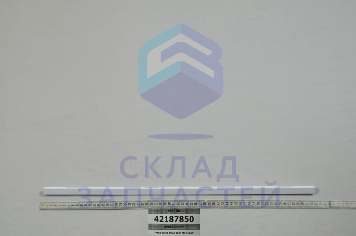 Изображение товара 42187850 Vestel оригинал, задняя часть полки из морозильного стекла